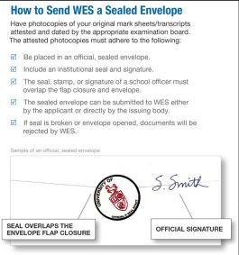 Sealed envelope - Sample